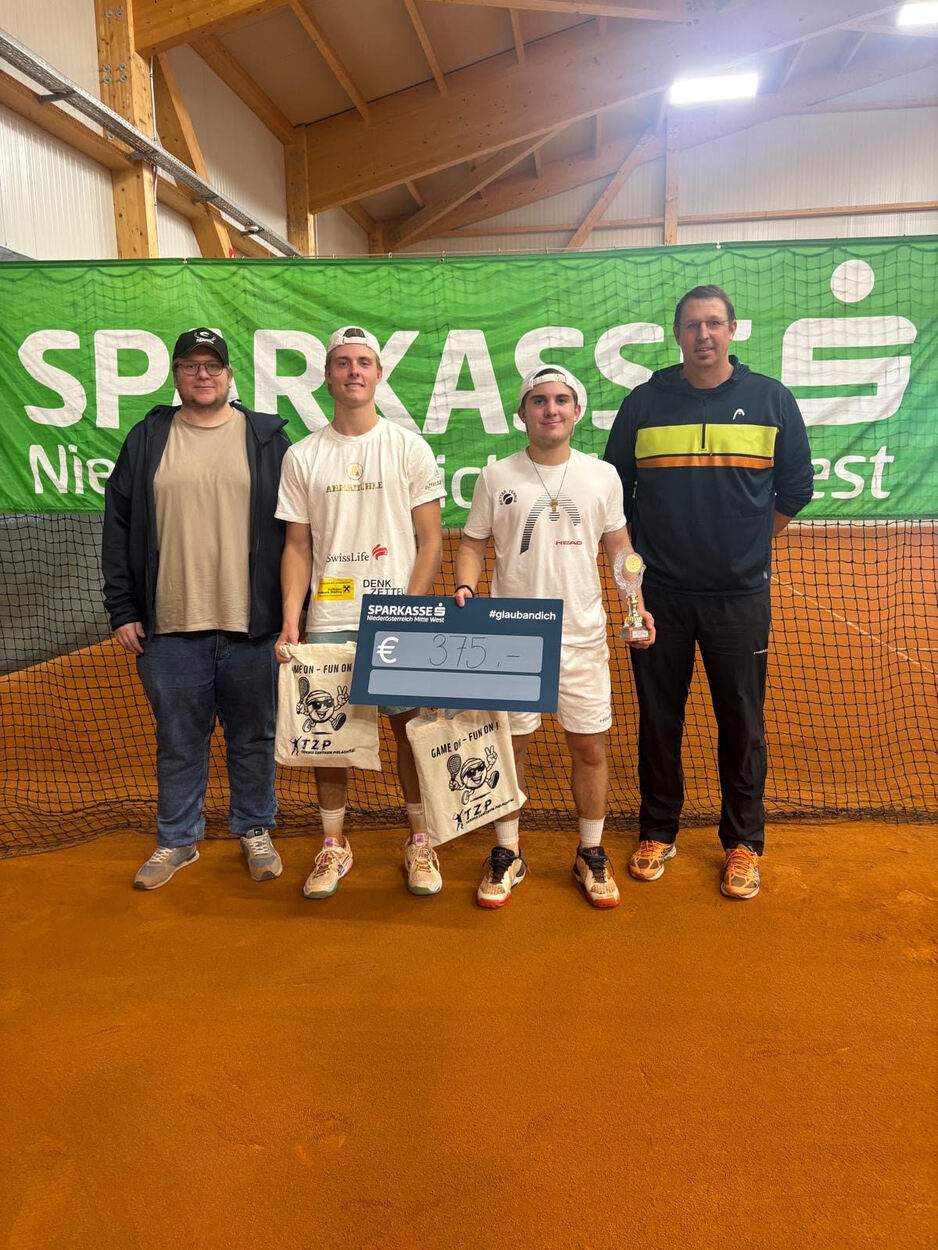 Manuel Lazic triumphiert bei den TZP Pielachtal Open - ÖTV Kat. 3 Turnier